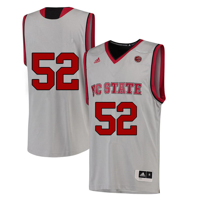 Men #52 Todd Fuller NC State Wolfpack College Basketball Jerseys-White